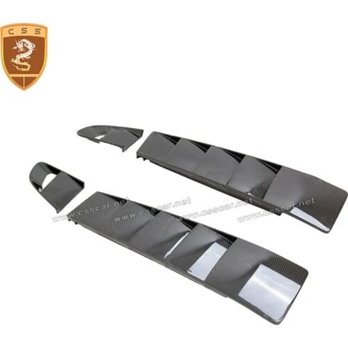 2-Piece Rear Engine Vents / FITS GEN 1 For AUDI R8 SPYDER (100% Carbon Fiber)