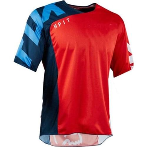 2021 Enduro Motocross Jersey MTB Jersey Cycling Mountain Jersey Ciclismo Bicycle Quick Drying Jersey Hpit Fox Jersey Men Shirt
