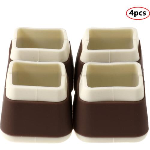 4Pcs Floor Protectors Silicone Feet Cups Table Chair Leg Covers Anti Slip Foot Caps Shock Pads Hardware Kit Furniture Guard Mats