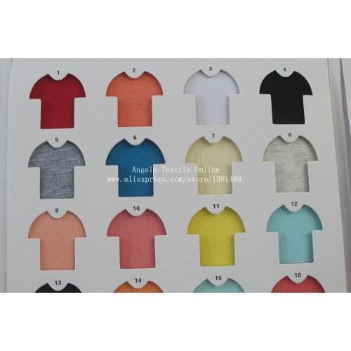 4 Ways Stretch ,40S Thick Cotton Jersey Fabrics Plain, 93.5% cotton 6.5% spandex, width 175 cm