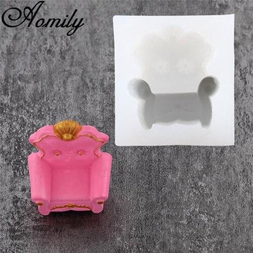 Aomily Sofa Silicone Mold DIY Cake Molds Cake Decorating Tools Fondant Pastry Chocolate Candy Jelly Kitchen Baking Accessories