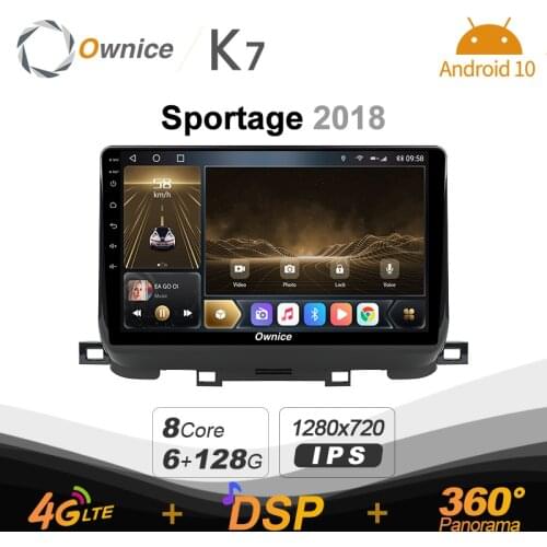 Ownice 6G Ram 128G Rom Android 10.0 Car Radio Setero For Kia Sportage 2018 Auto Audio 360 Panorama Optical 5G Wifi SPDIF