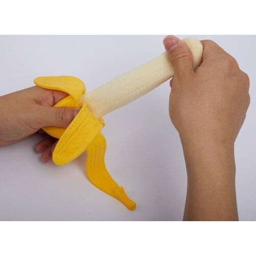 Banana Squishy Toys Squeeze Antistress Novelty Toy Stress Relief Decompression