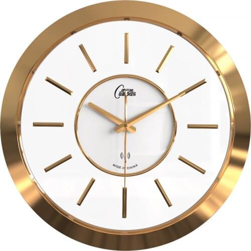 Large Silent Wall Clock Modern Design Creative Kitchen Electronic Nordic Wall Clock Living Room Gold Wandklok Wall Watch JJ60WC