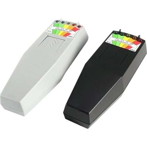 KII K2 Electromagnetic Field EMF Gauss Meter Ghost Hunting Detector Portable EMF Magnetic Field Detector 5 LED Home Gauss Meter