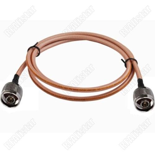 N Type Male Plug to N Male Straight RG400 RF Adapter Coaxial Pigtail Cable RG-400 WiFi 30cm/50cm/1M/2M/3M/5Meter Or Customize
