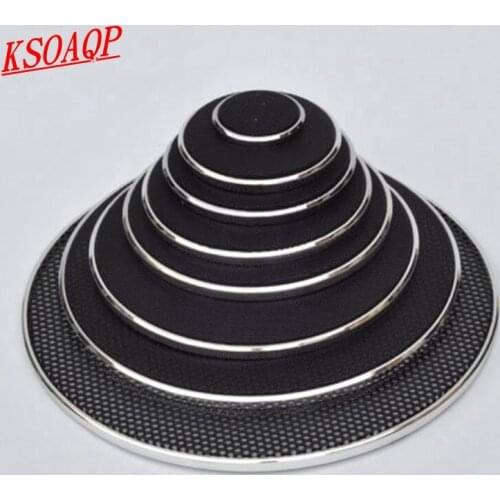 KSOAQP 10pcs/ 2/3/4/5/6.5/8/10 inch Loudspeakers with Screws Mesh Cover Protective