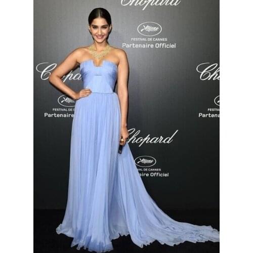 Vestido De Madrinha New Arrival 2016 Cheap Sweetheart Ruffles A Line Light Sky Blue Simple Long Bridesmaid Dress