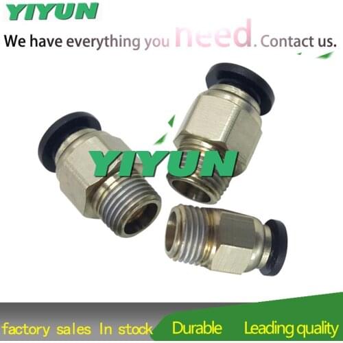 PC6-M5 PC6-01 PC6-02 PC6-03 PC6-04 threaded through connector Straight thread