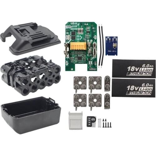Plastic Case And Protection Detection Protection Board PCB For Makita 18V 10X18650 Battery BL1840 BL1850 BL1830