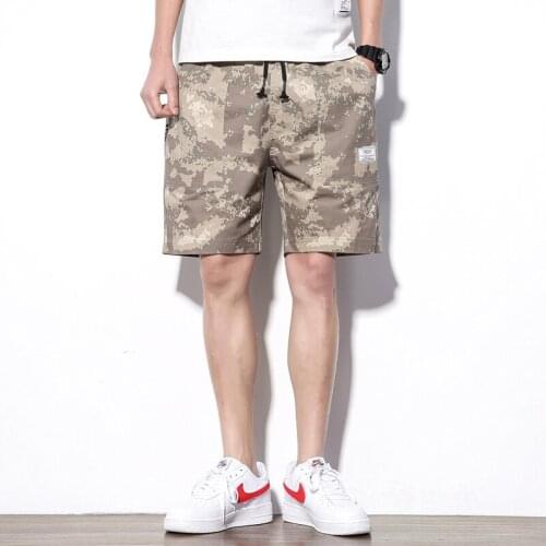 Elastic Drawstring Shorts 2021 Newest 5Xl New Pattern Summer Shorts Men Camouflage Causal Short Pants with Pocket Mens Clothing