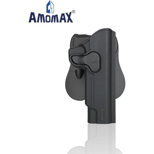 Amomax Quick Draw Tactical Polymer Holster Fits Colt 1911 5" & Tokyo Marui WE KJW KSC KWA 1911 Series