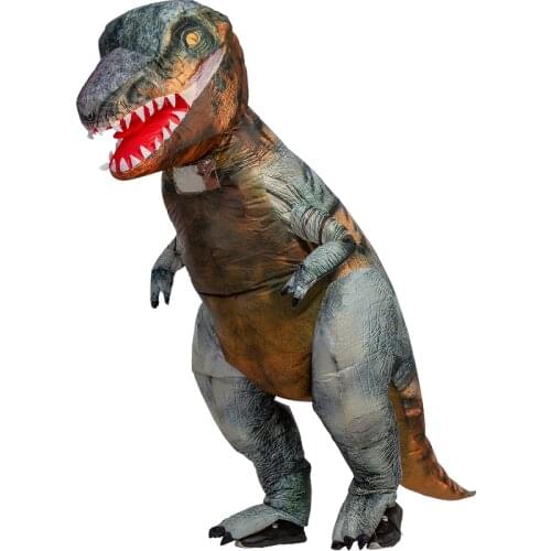 Tyrannosaurus Rex Dinosaur Inflatable Clothes Adult Childrens Day Party Cartoon Animal Doll Costume Props