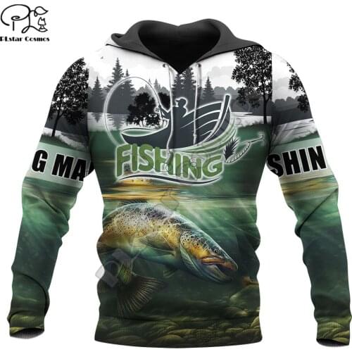PLstar Cosmos Catfish Fishing Outdoor Fashion Mens/Women Sweatshirt Animal 3D Print Hoodies Harajuku Zipper Hooded Casual A13