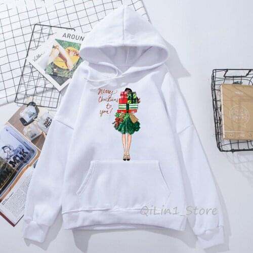 Merry Christmas hoodies women kawaii hoodie spring autumn winter clothes hooded sweatshirts halloween oversize cap hoody