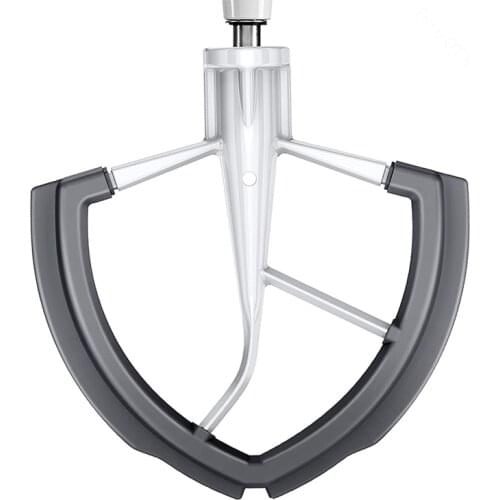 1Pcs Flex Edge Beater With Flexible Silicone Edges Spare Replacement Parts For KitchenAid Mixer 5.5-6 QT Bowl Lift Stand Mixer