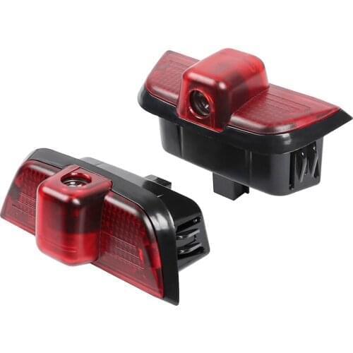 2pcs Car Door Lights Projector Shadow Ghost Welcome Emblem Lamp For Mercedes Benz W204 C Class C200 2008-2011 C300 C280 C260