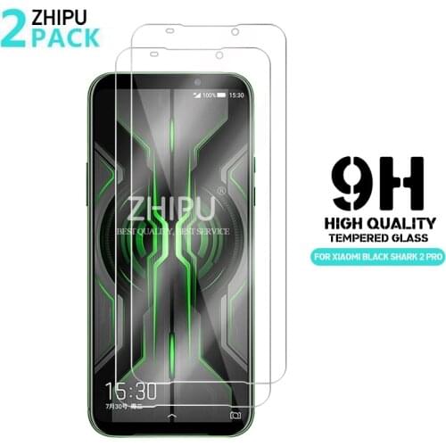 2Pcs Tempered Glass For Xiaomi Black Shark 2 Pro Screen Protector 2.5D 9H Tempered Glass Black Shark 2 Pro Protective Film