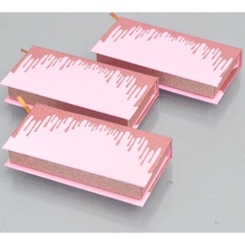 25/PCS Wholesale Eyelash Packaging Box Lash Boxes Packaging Custom Logo Faux Cils 25mm Mink Eyelashes Makeup Package Case Vendor