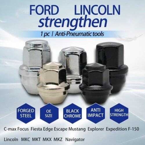 4PCS OE WHEEL LUG NUT FORGEG FOR FOCUS MKC EDGE MUSTANG LINCOLN MKX MKZ F-150
