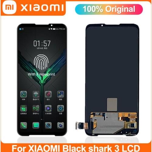 Original Screen For Xiaomi Black Shark 3 Amoled Display 6.67" Touch Digitizer Assembly For BlackShark3 KLE-H0, KLE-A0