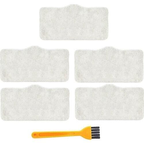 6Pcs Steam Vacuum Cleaner Mop Cloth Cleaning Pads for Xiaomi Deerma DEM ZQ600 ZQ610 Handhold Cleaner Mop Accessory