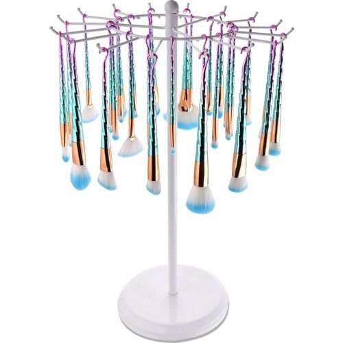 7pcs Cosmetics Brushes Set Pink Green Nose Foundation Powder Eyeshadow Eyebrow Flat Head Makeup Dfdf Makeup Brushes Set