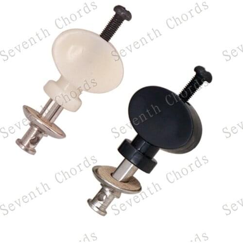 8 Pcs Ukulele String Tuning Pegs Keys Tuners Machine Heads - White and Black for choose