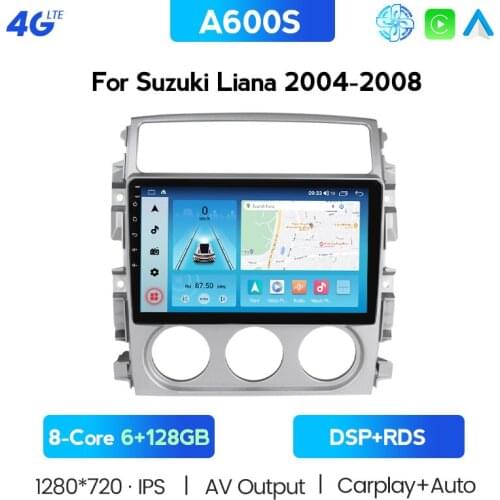 Car Radio For Suzuki LIANA Android 2006 -2013 Video Multimedia System Android 10 9" With 2.5D Touch Screen WIFI 2din Gps Player