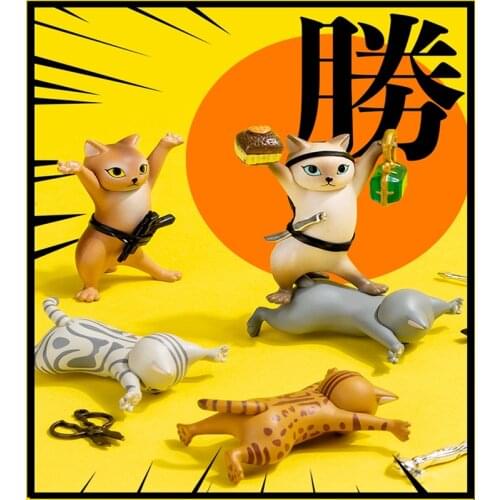 Qualia Cartoon Cat Pen Holder Bracket Funny Cute Cat Kawaii Decor Decoration Handmade Enchanting Cat Coffin Dance Doll Toys