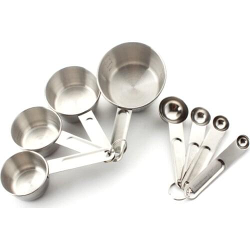 Measuring Cups Premium Stackable Kitchen Measuring Spoon Set Stainless Steel Measuring Cups and Spoons Set