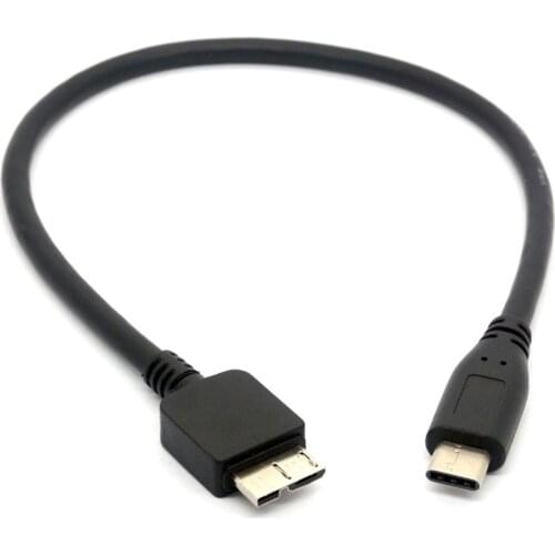 USB C to Micro USB Cable Type C to Micro B for WD my PassPort HDD Hard Disk Male to Male Data Transfer Charging Cable