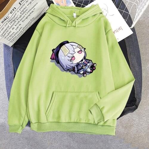 Genshin Impact Chibi Childe Classic Hoodies Men Women Streetwear Harajuku 2021 Spring Casual Graphic Sweatshirt Korea Style Tops