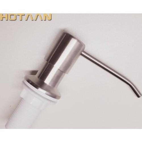 Brushed Nickel Hand Soap Dispenser Metal Stainless Steel Kitchen Sink Bottle Liquid Soap Dispenser Metal Pump