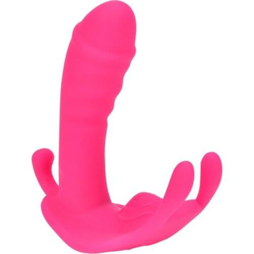 Wearing dildo butterfly vibrator couple orgasm masturbation device mobile phone wireless remote control vibrator women panties