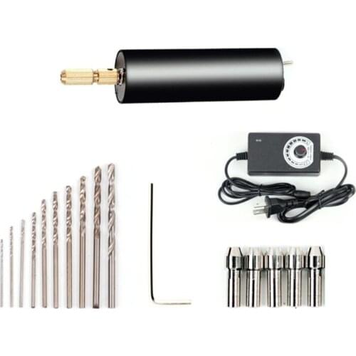 F1CD Intelligent Electric Polishing Pen Ideal for Drilling Holes on Plastic Wood Acrylic Pearl Paper Convenient Light Weight