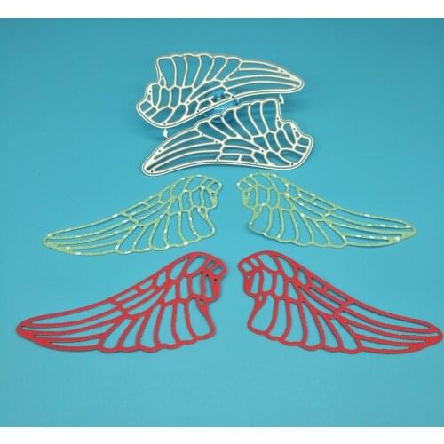 New angels hollow wings metal cutting knife mold Scrapbook stamps Paper card photo album decoration