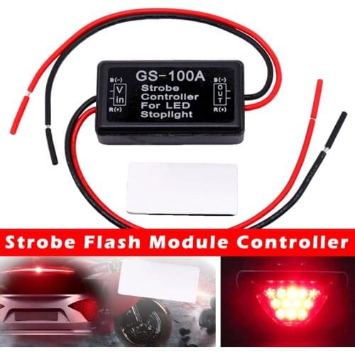 New Smart Flash Strobe Controller Box Flasher Module for LED Brake Tail Stop Light