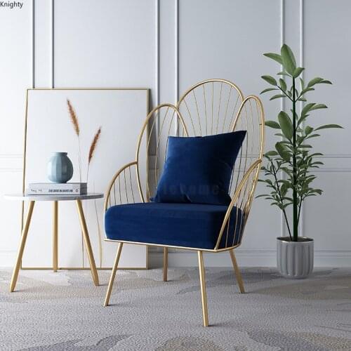 Nordic Single Sofa Chair Balcony Lounge Chair Apartment Living Room Chair Modern Minimalist armchair Bedroom Furniture