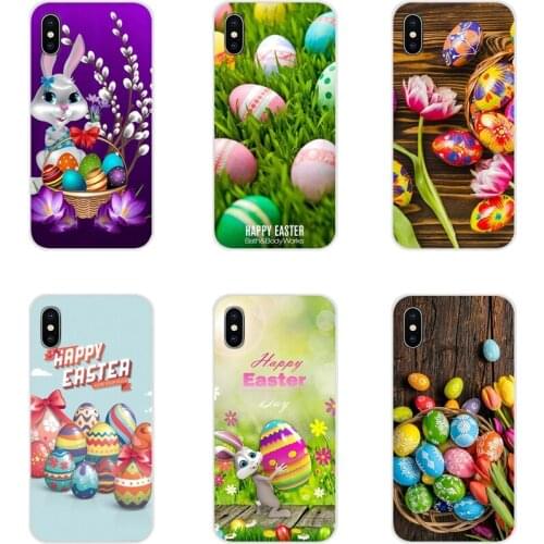 Egg Eggshell Painted Easter Accessories Phone Shell Covers For Huawei Mate Honor 4C 5C 5X 6X 7 7A 7C 8 9 10 8C 8X 20 Lite Pro