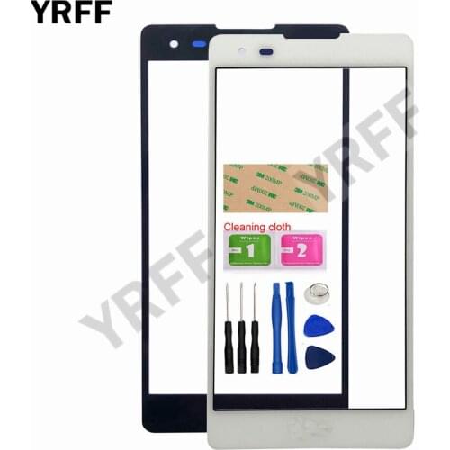 YRFF K6 Front Panel Glass For LG K6 X Style K200 K200DS K200DSF Front Glass Outer Glass Replacement Cover