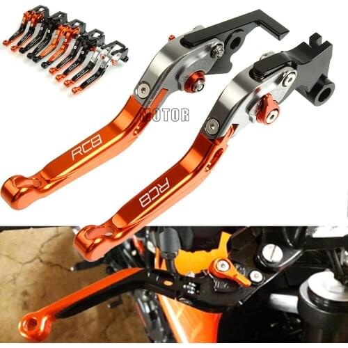 For RC 8 RC8 2009-2016 Motorcycle Brake Clutch Levers CNC Adjustable Folding Extendable Levers Motorbike Accessories Parts