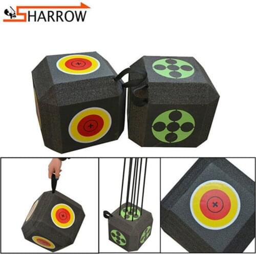 1pc Outdoor Shooting Training Arrow Target 23x23x23cm Three-dimensional Arrowhead Darts Practice Target For Archery Accessories