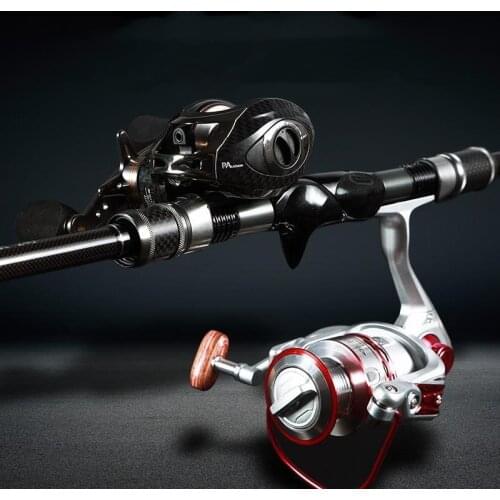 Tideliner spinning casting double real seats fishing rod 4 sections lure carbon fiber rods with tube portable 12-25lb 10-25g M