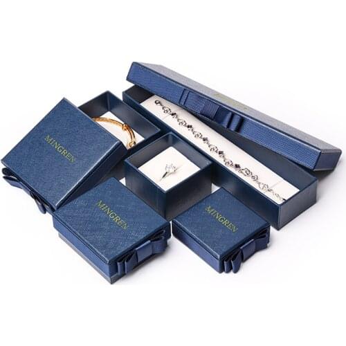 Star Packaging Jewelry Box Drawer Mirrored Jewelry Box With Drawer Pu Jewelry Paper Box