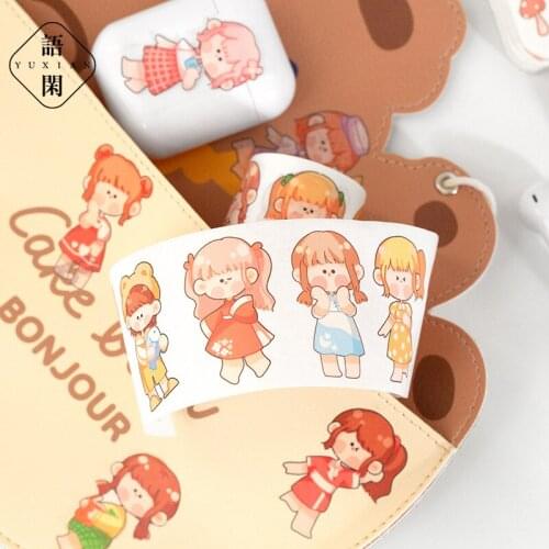 10set/1lot Washi Masking Tape Doudou Collection Series Scrapbooking DIY Paper Japanese Stickers