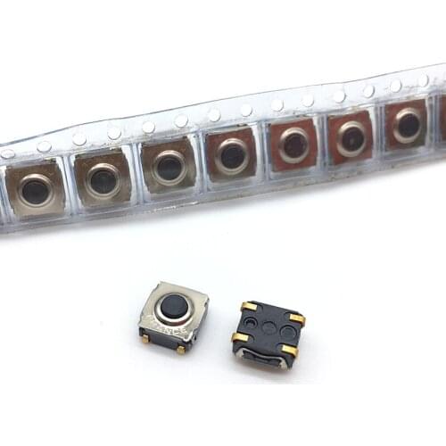 100pcs/lot SMD 4Pin Touch switch 6.2*6.2*3.5MM Waterproof Dustproof Push Button Switch KSC343J Gold Pin