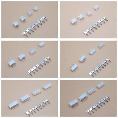 20 Sets JST ZH 1.5mm 2/3/4/5/6/7/8/9/10Pin Straight Pin Male, Female Connector socket with crimps