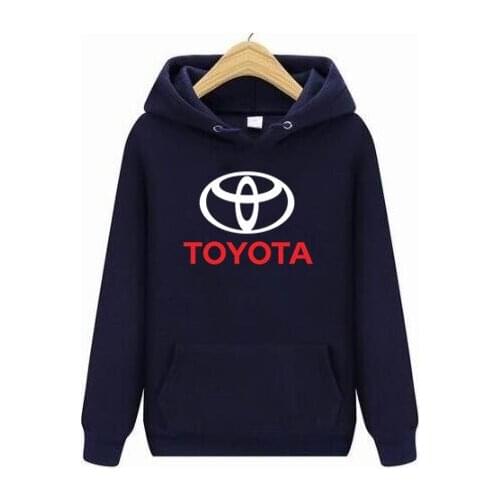 2021 Plus Size S-4XL Hoodies Men Toyota Car Logo Print Casual Harajuku Long Sleeve Hooded Sweatshirts Mens Jacket Man Hoody
