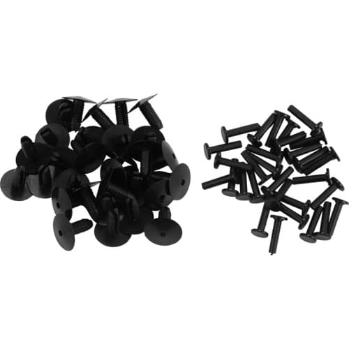 30pcs Plastic Bumper Mounting Rivet Body Trim Clip for BMW E30 E36 E46 E39 E38